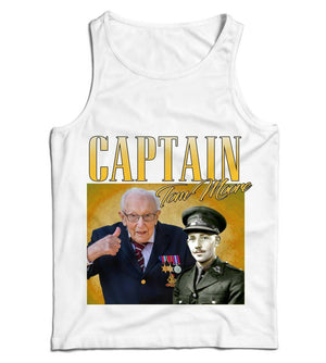 Captain Tom Moore Appreciation Ladies Vest Tank Top