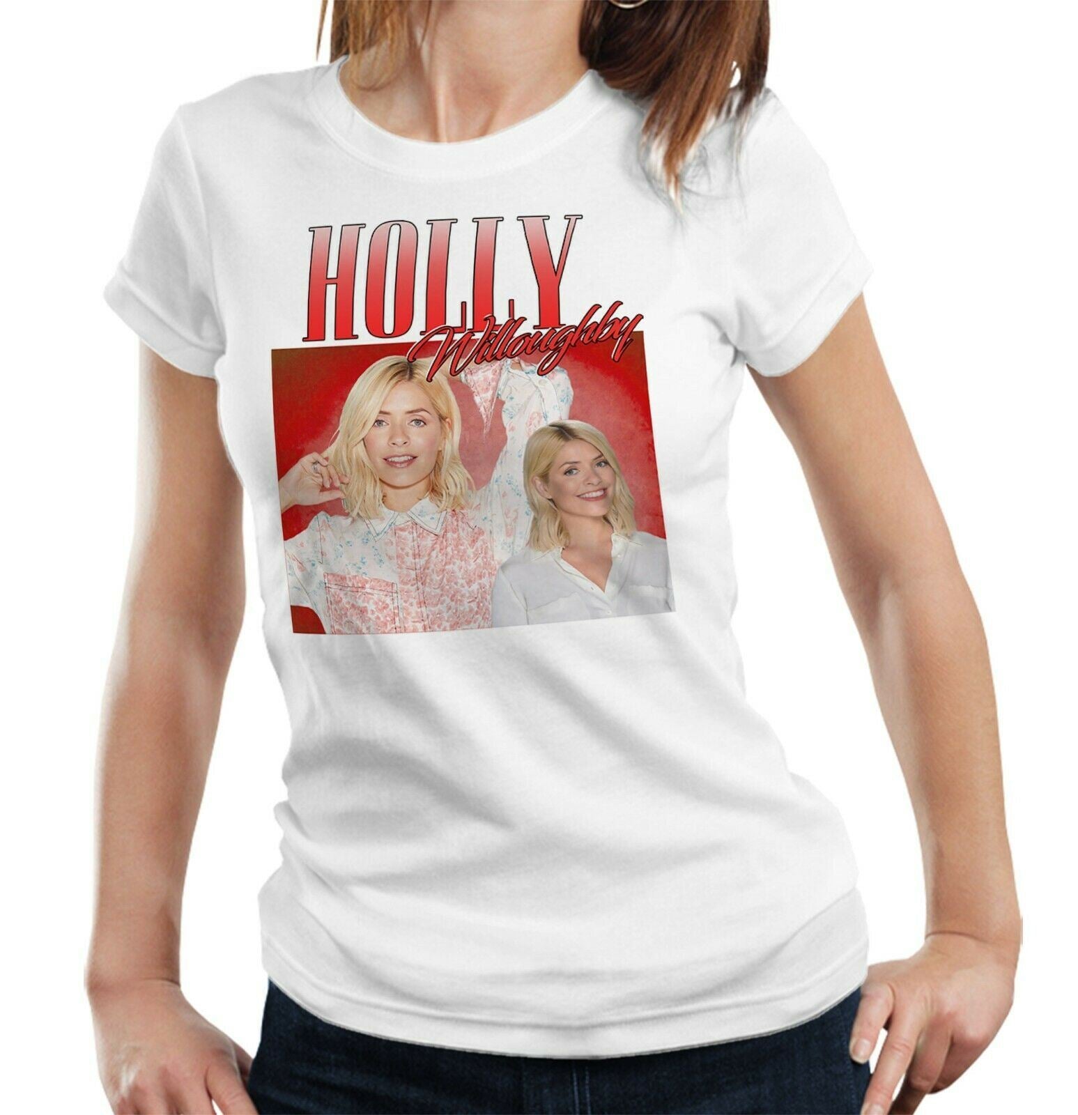 Holly Willoughby Appreciation Tshirt Ladies Fitted