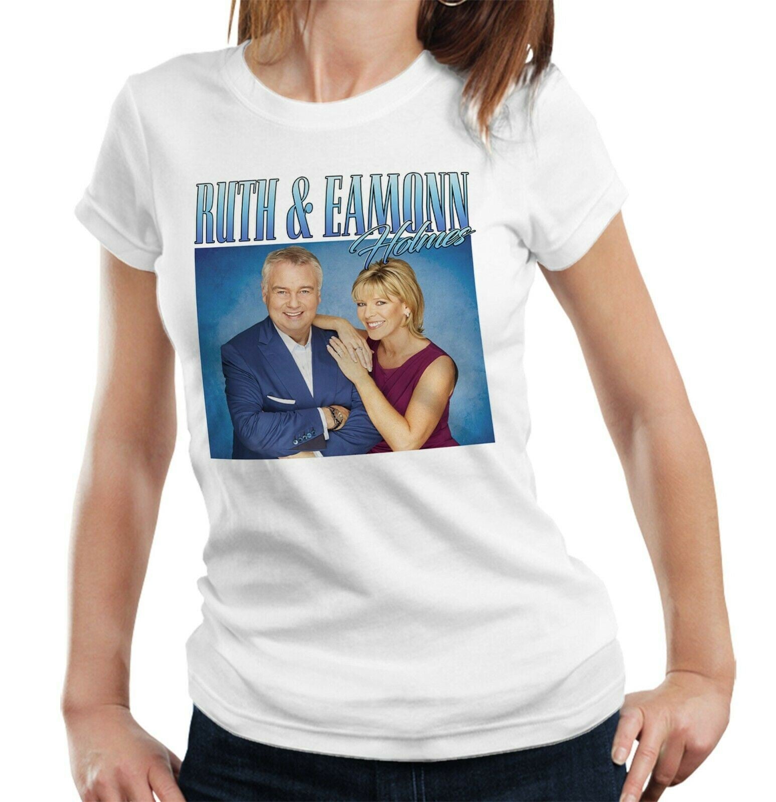 Ruth And Eamonn Holmes Appreciation Tshirt Fitted Ladies