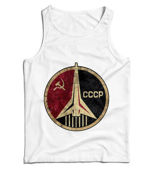 USSR Rocket CCCP Ladies Vest Tank Top