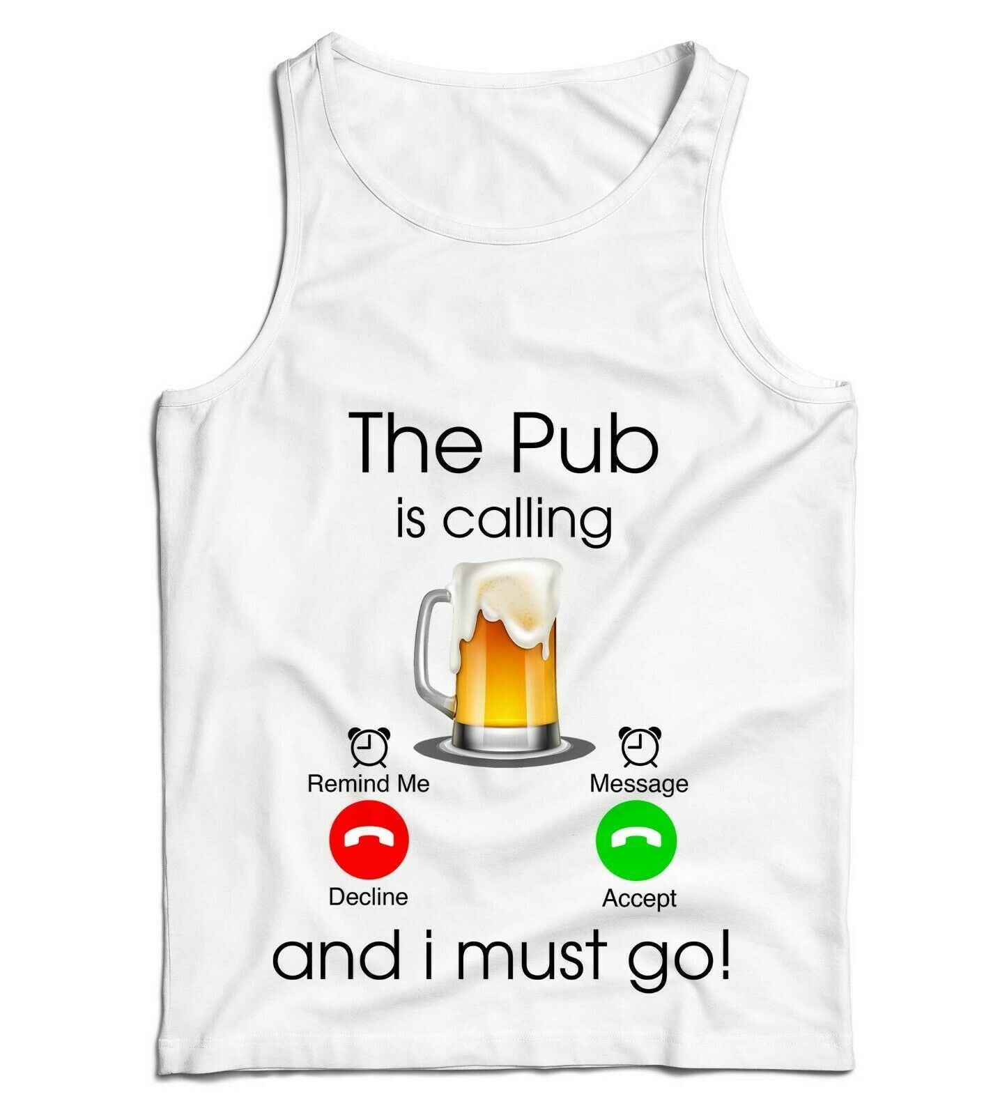 The Pub Is Calling Ladies Vest Tank Top