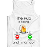 The Pub Is Calling Ladies Vest Tank Top