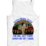 Sloth Hiking Team Ladies Vest Tank Top