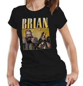 Brian Blessed Appreciation Tshirt Ladies Fitted