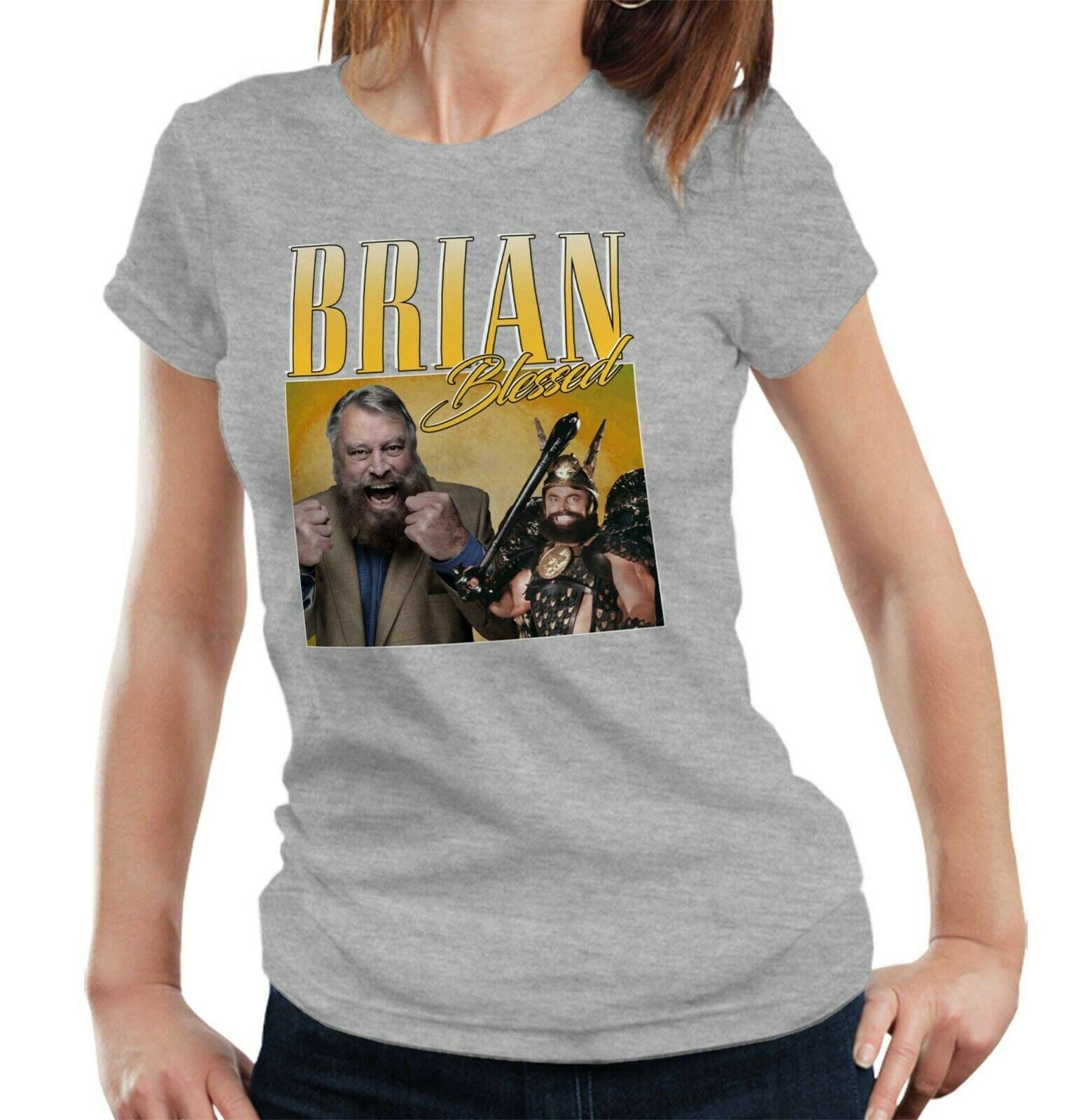 Brian Blessed Appreciation Tshirt Ladies Fitted