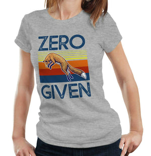 Zero Fox Given Tshirt Fitted Ladies