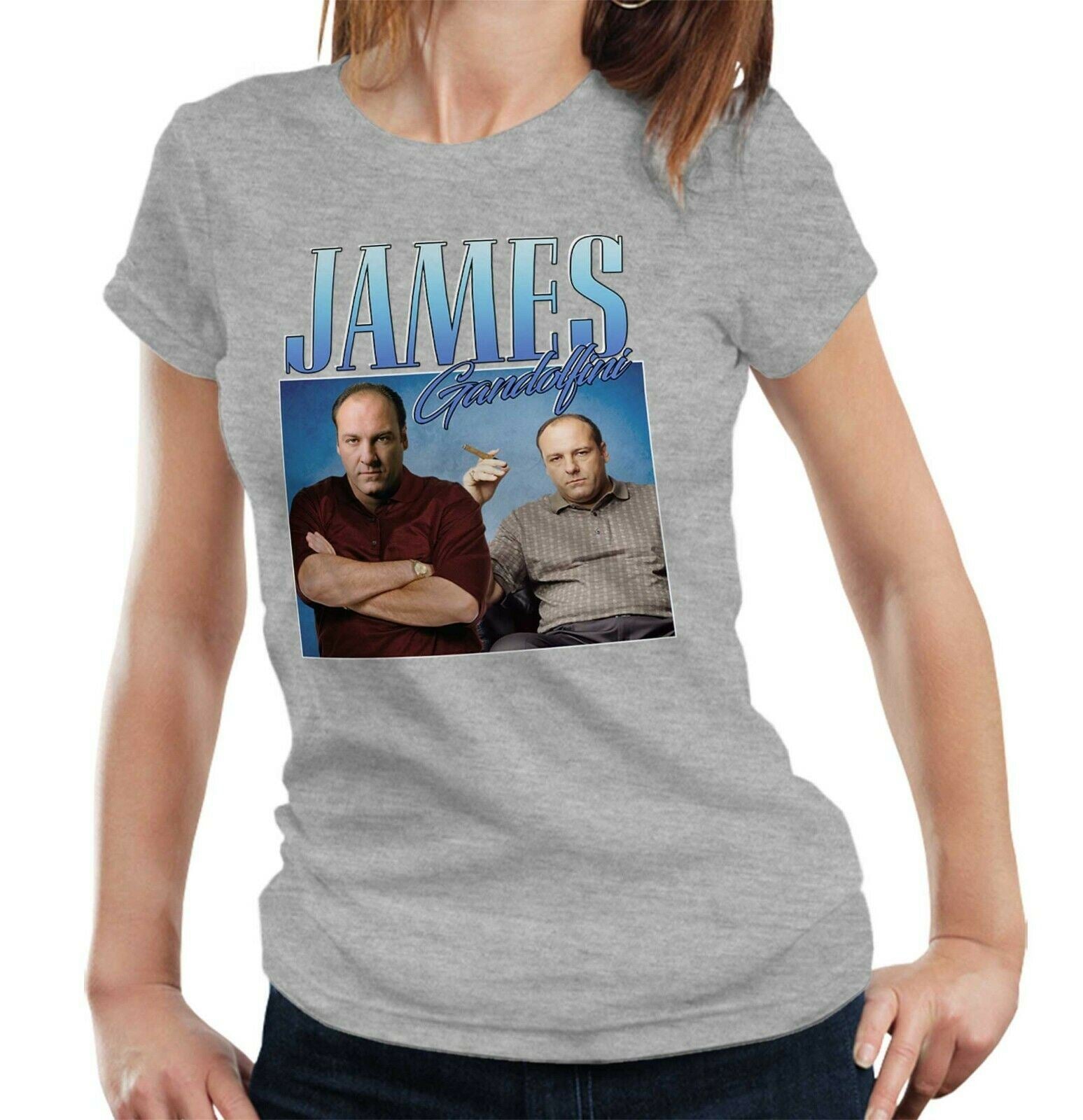 James Gandolfini Appreciation Tshirt Fitted Ladies