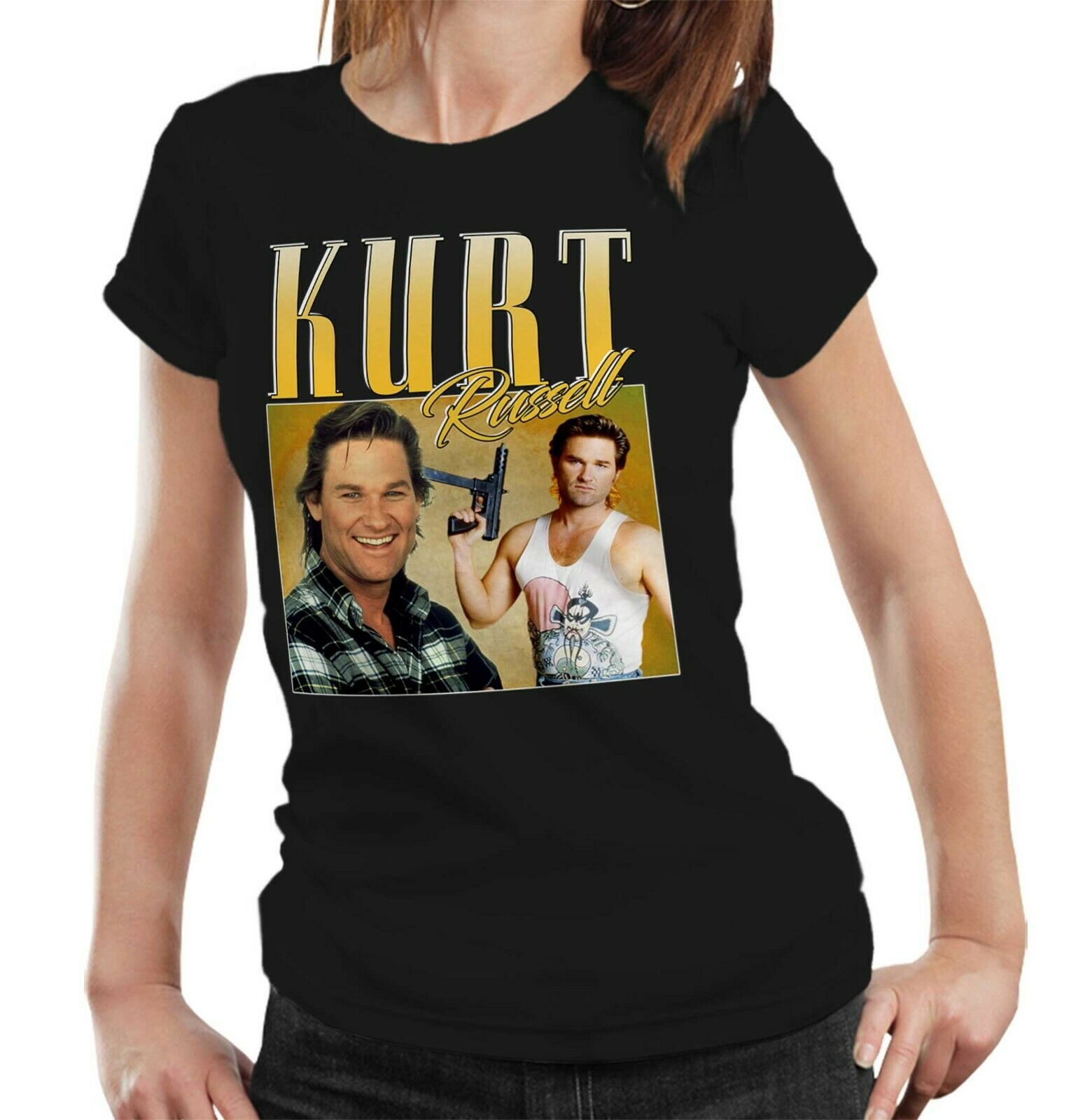 Kurt Russell Appreciation Tshirt Fitted Ladies