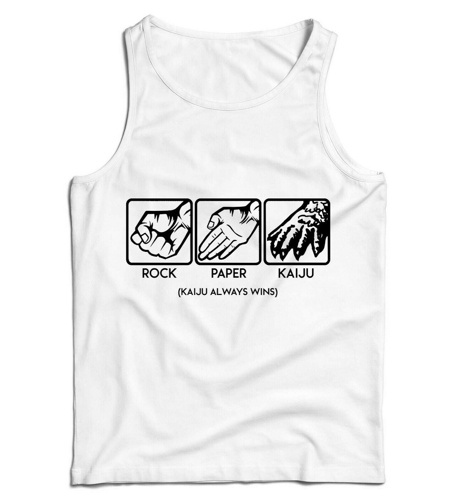 Rock Paper Kaiju Ladies Vest Tank Top