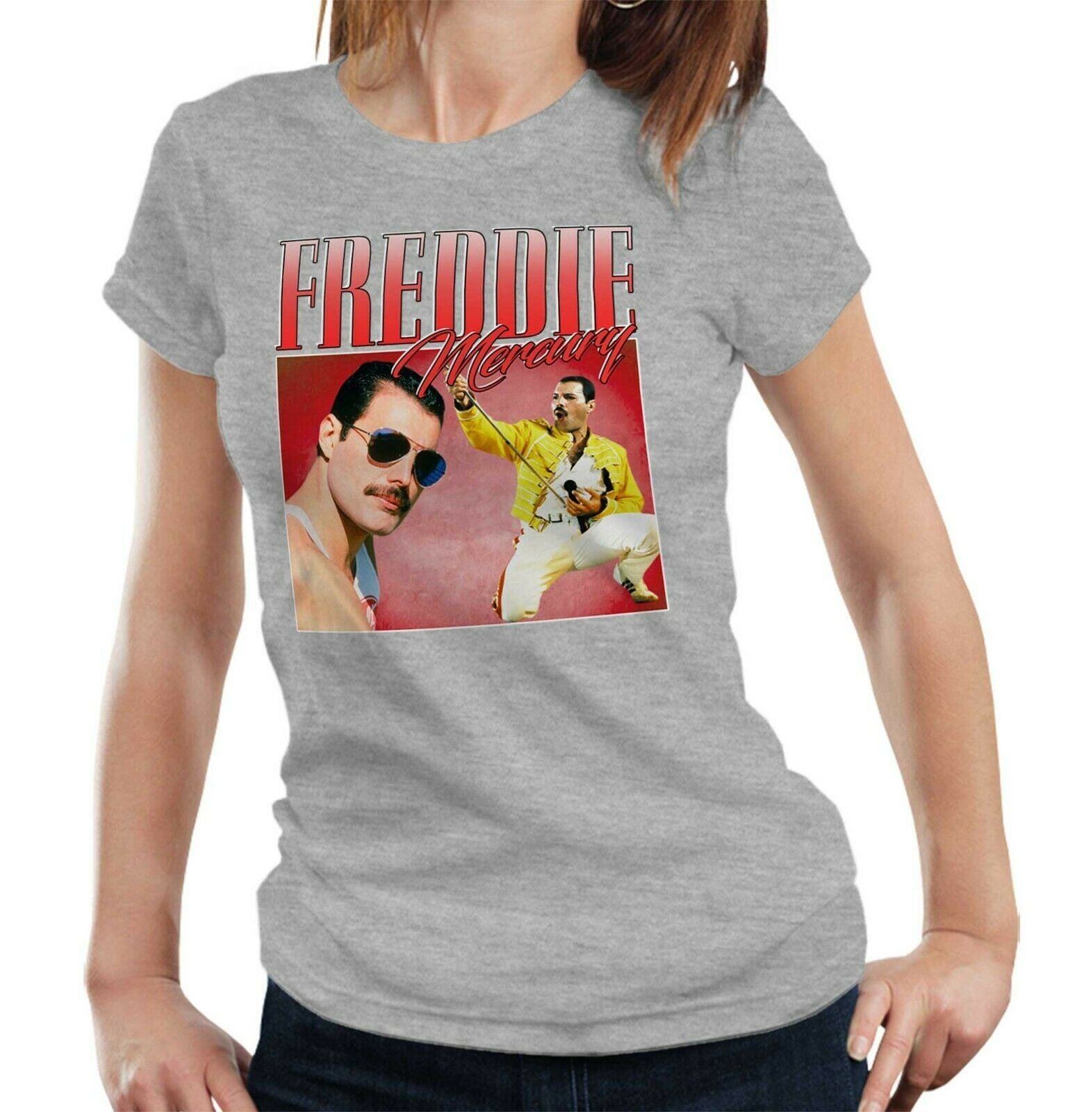 Freddie Mercury Appreciation Tshirt Fitted Ladies