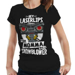 Hey Laser Lips Tshirt Fitted Ladies