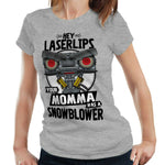 Hey Laser Lips Tshirt Fitted Ladies