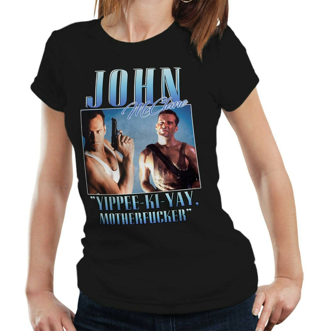 John McClane Appreciation Tshirt Fitted Ladies