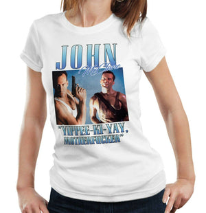 John McClane Appreciation Tshirt Fitted Ladies