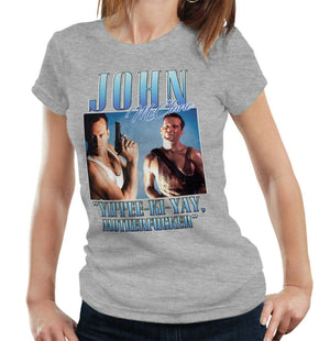 John McClane Appreciation Tshirt Fitted Ladies