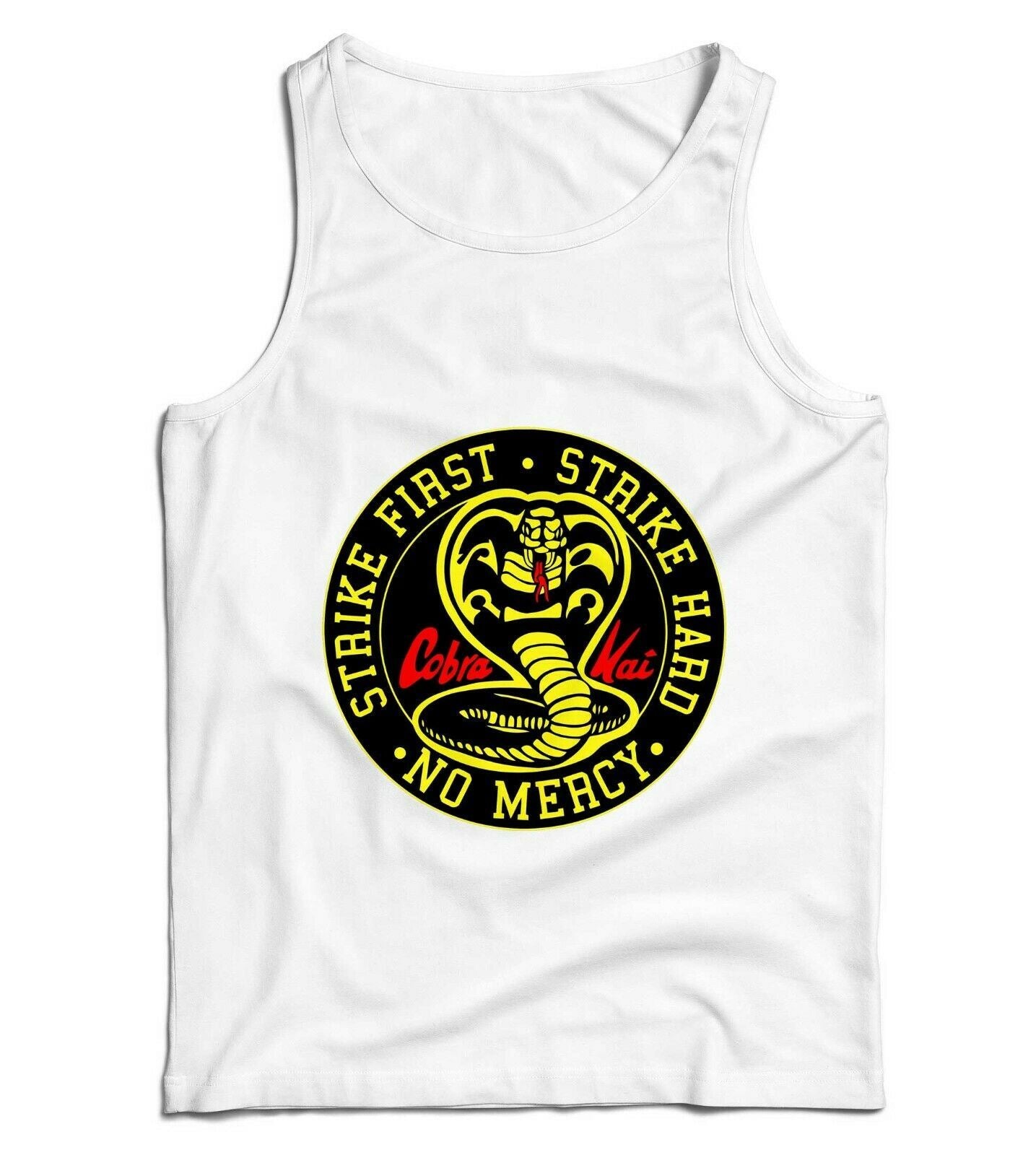 Cobra Kai Strike First Ladies Vest Tank Top