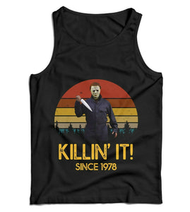 Killin' It Halloween Ladies Vest Tank Top