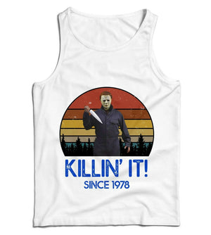 Killin' It Halloween Ladies Vest Tank Top