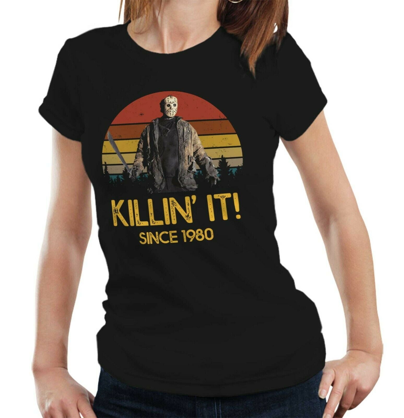 Killin' It Friday 13th Tshirt Fitted Ladies