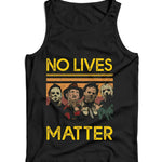 No Lives Matter Horror Characters Ladies Vest Tank Top