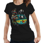 Horror Cartoon Scooby Parody Tshirt Fitted Ladies