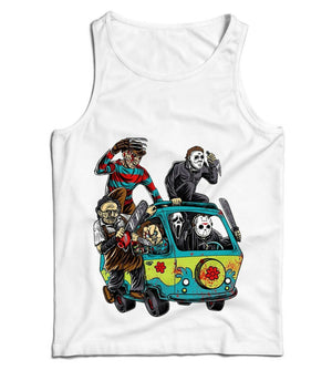 Horror Cartoon Scooby Parody Ladies Vest Tank Top