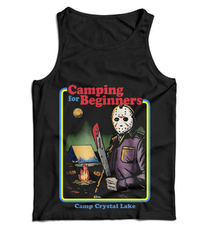 Camping For Beginners Ladies Vest Tank Top