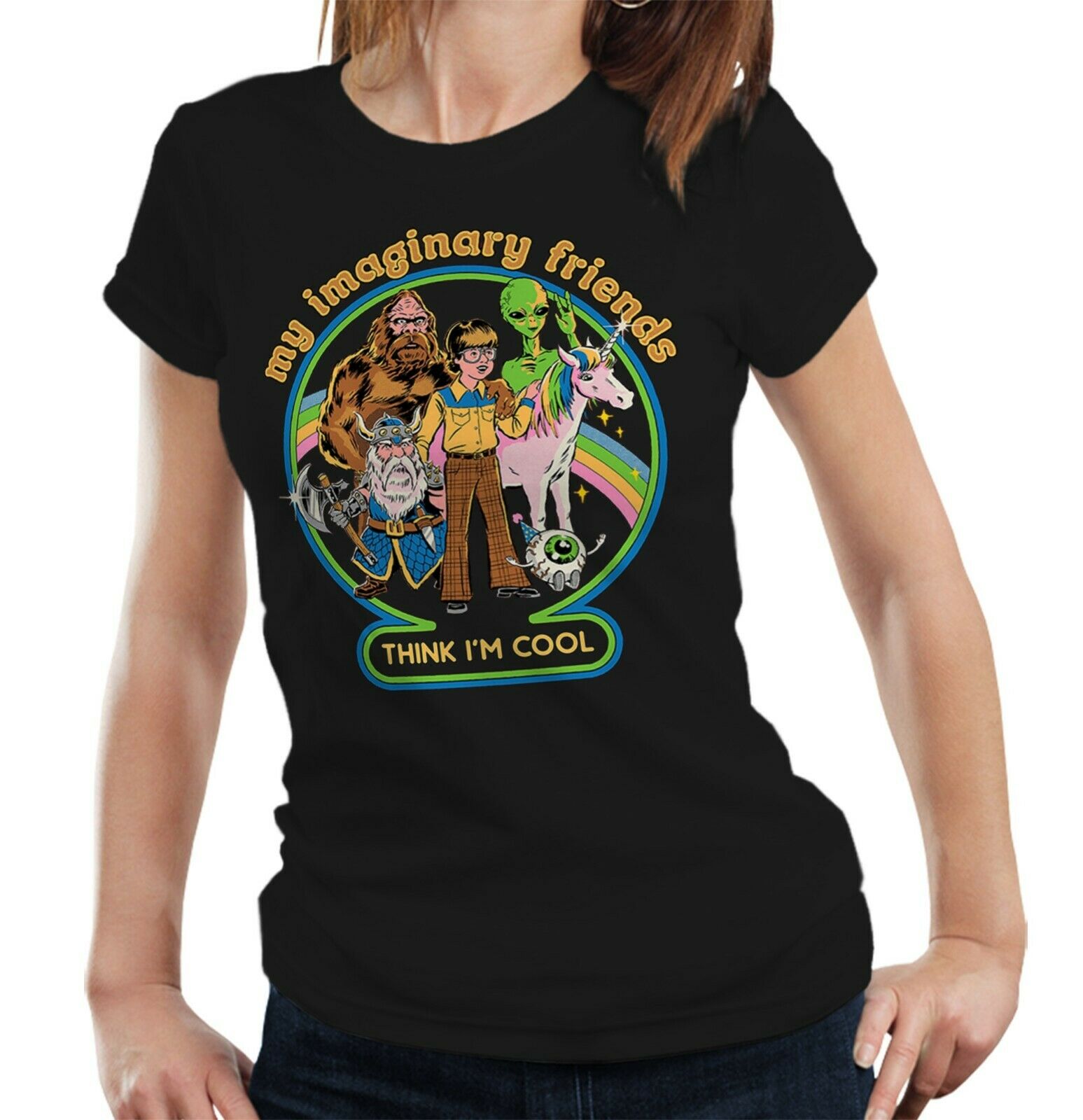 My Imaginary Friends Tshirt Fitted Ladies