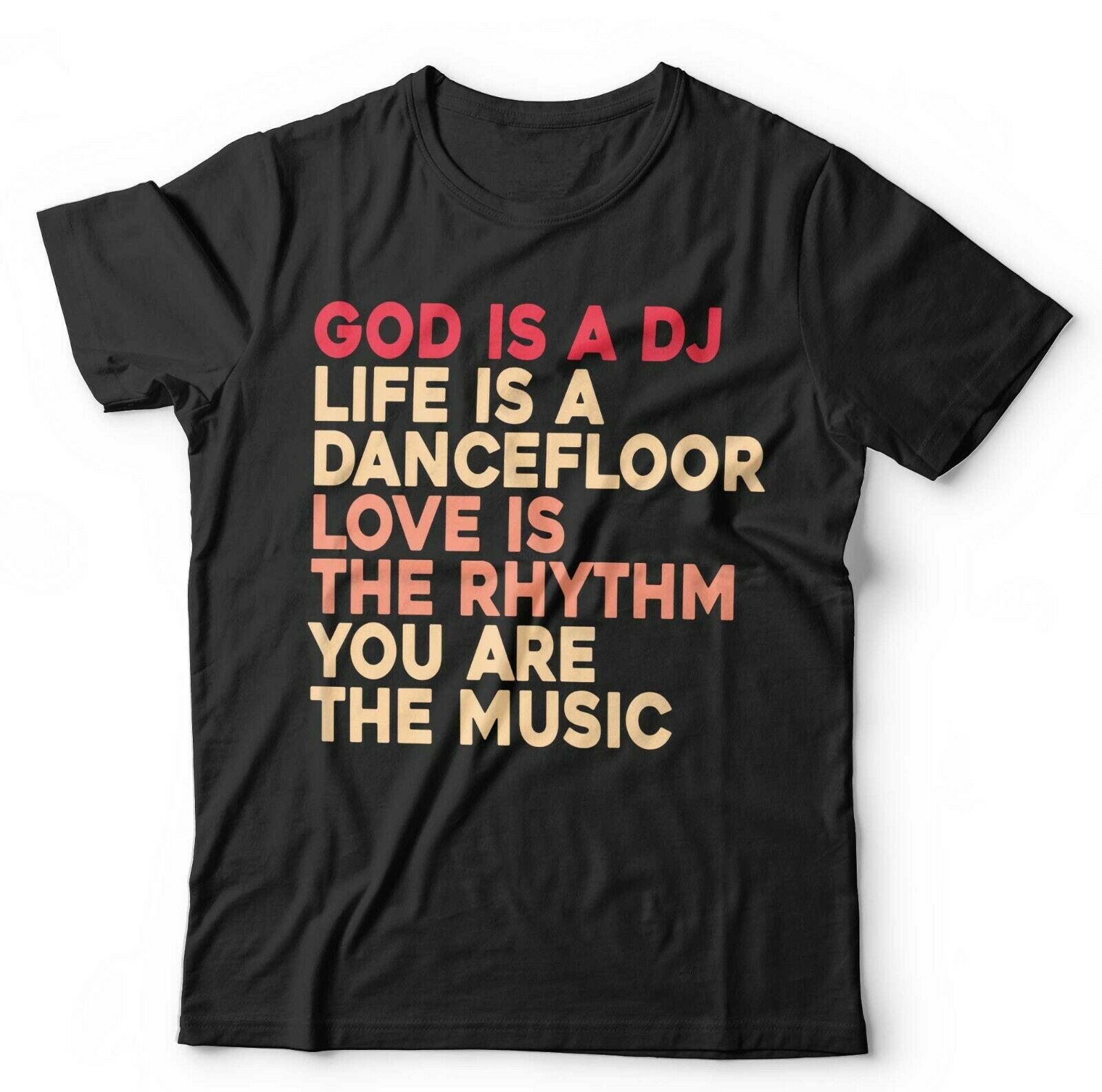 God Is A DJ Tshirt Unisex & Kids