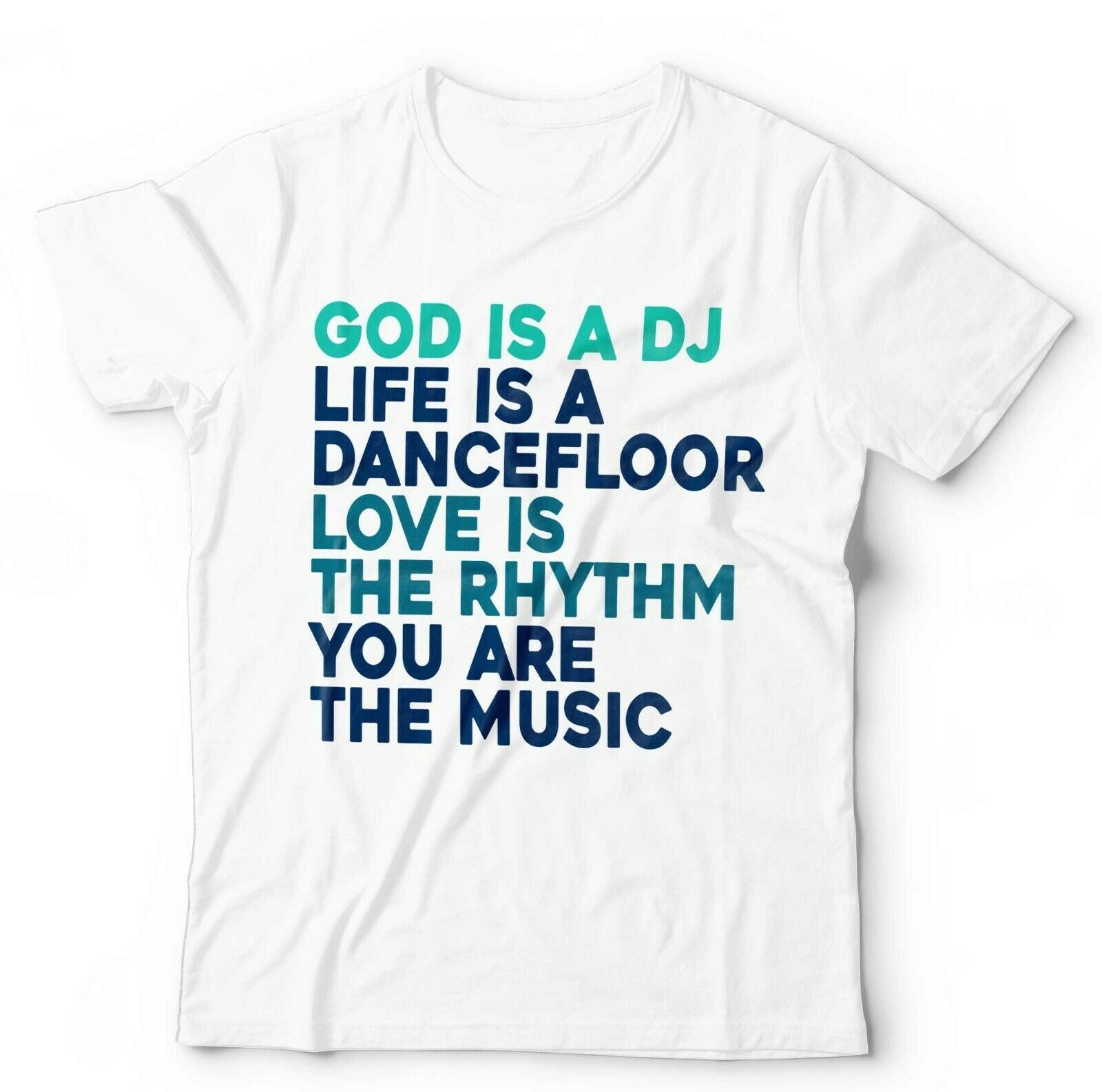 God Is A DJ Tshirt Unisex & Kids