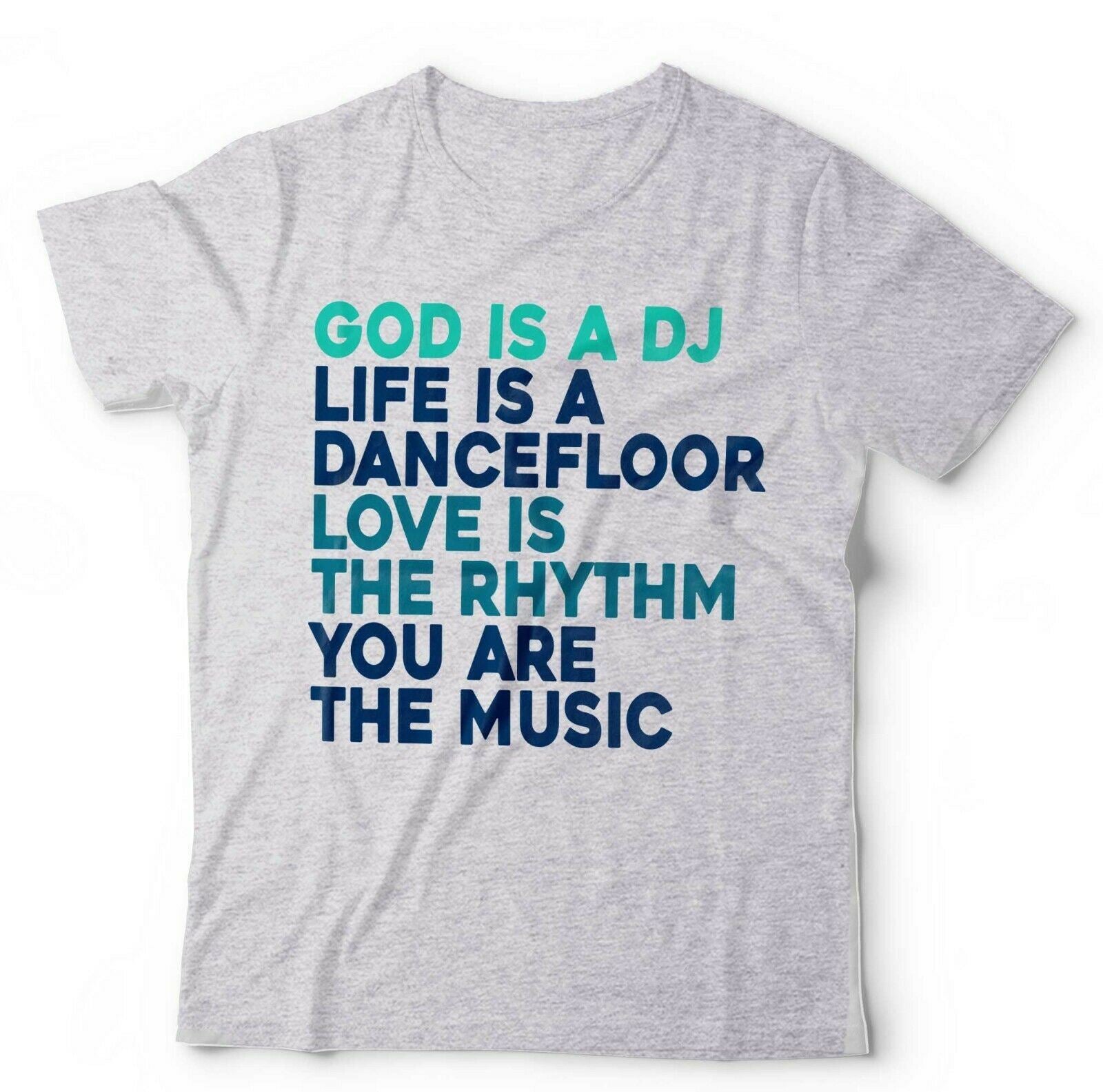 God Is A DJ Tshirt Unisex & Kids