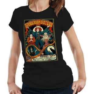 Sanderson Sisters Hocus Pocus Tshirt Fitted Ladies