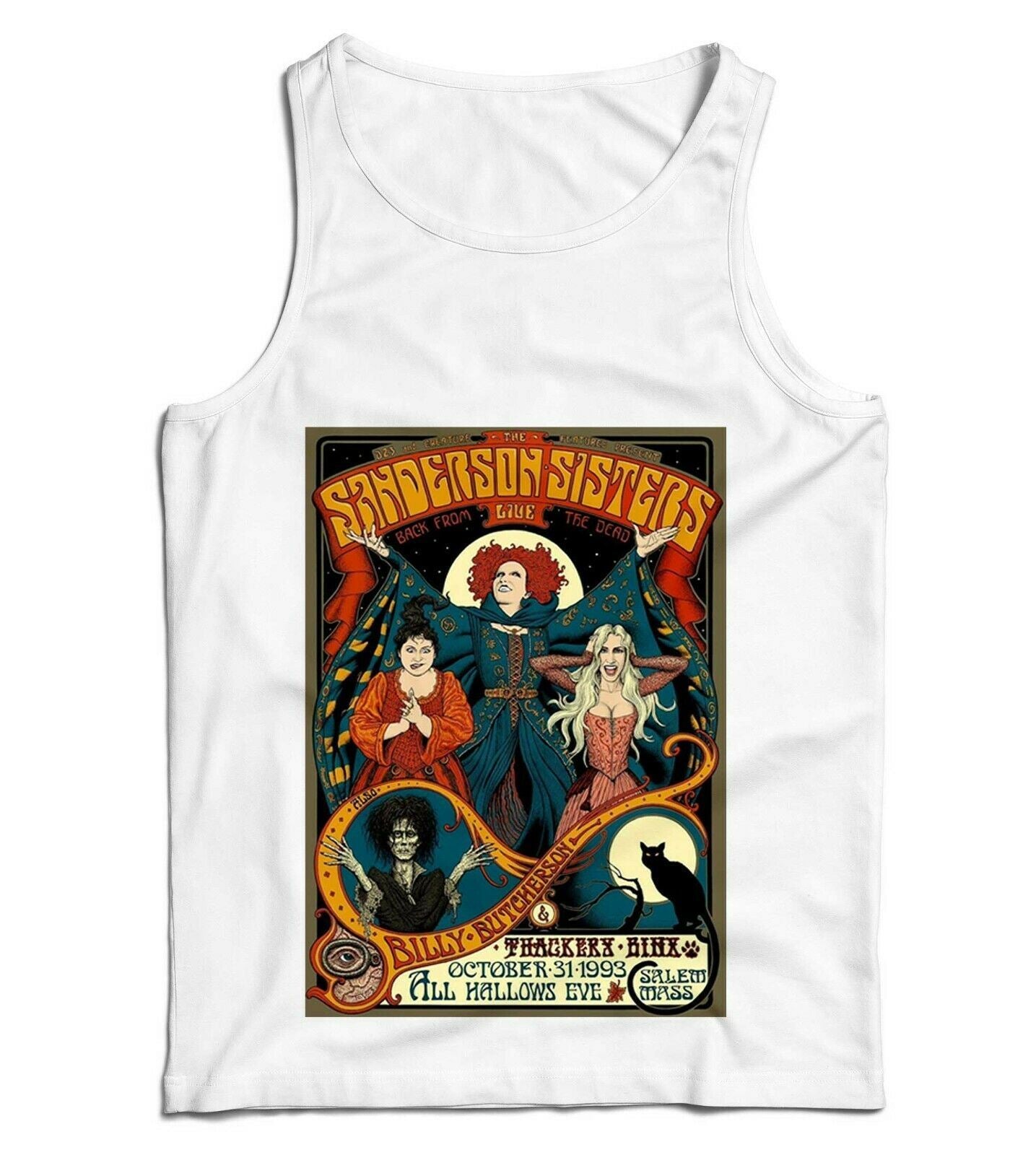 Sanderson Sisters Hocus Pocus Ladies Vest Tank Top