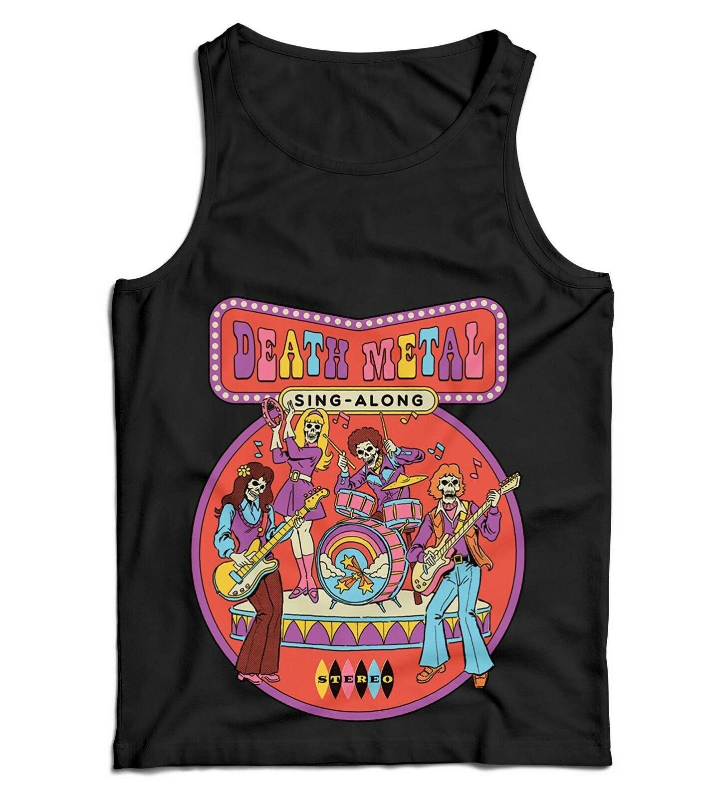 Death Metal Sing Along Ladies Vest Tank Top