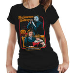 Halloween Safety Tshirt Fitted Ladies