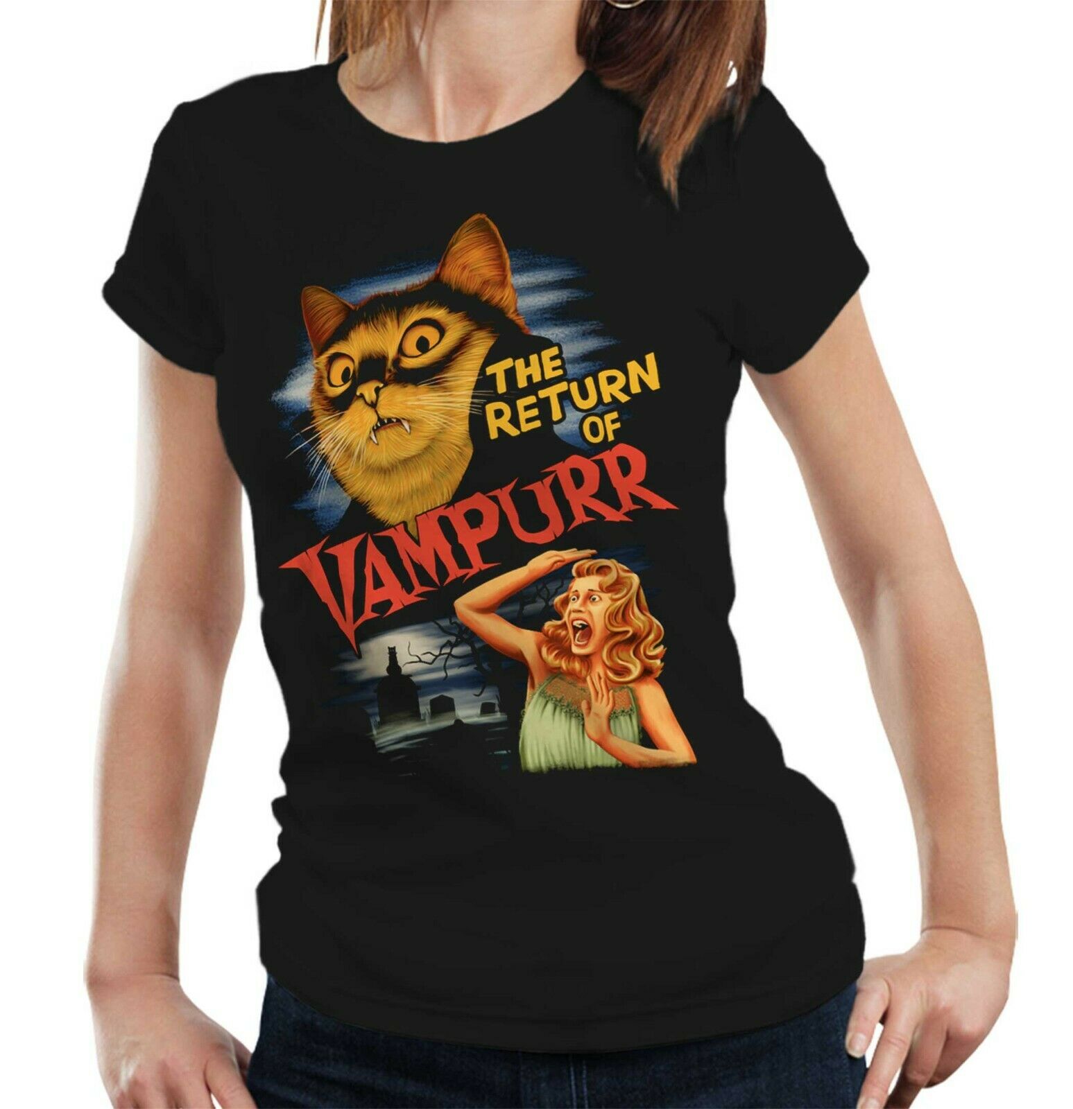 The Return Of Vampurr Tshirt Fitted Ladies