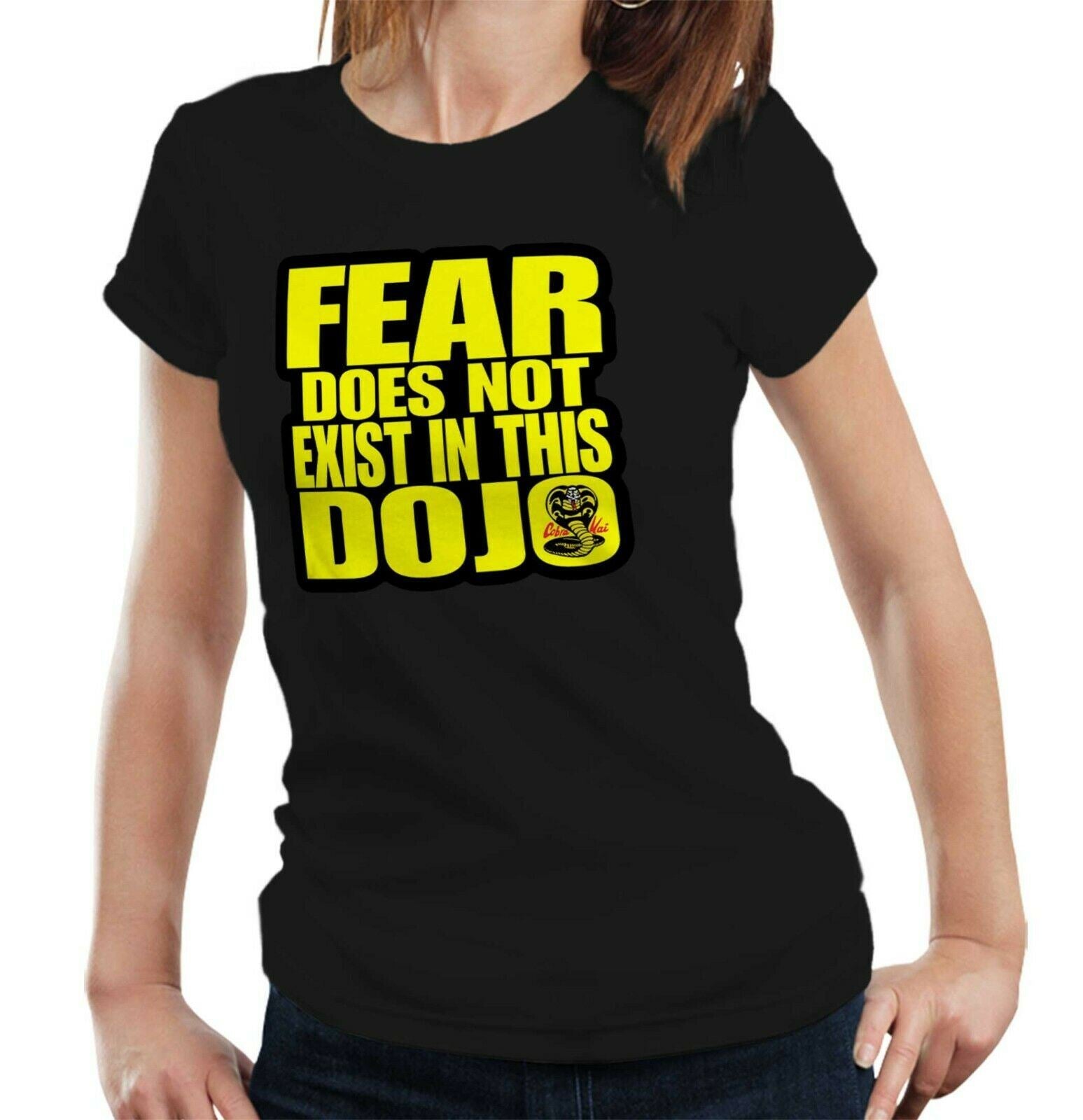 Fear Does Not Exist In This Dojo Tshirt Fitted Ladies