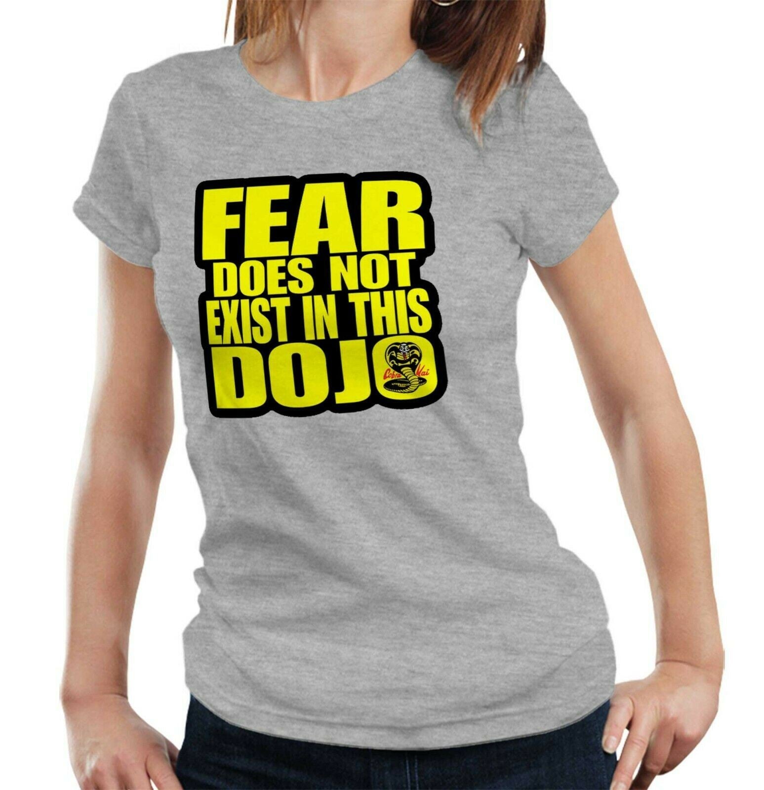 Fear Does Not Exist In This Dojo Tshirt Fitted Ladies