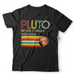 Pluto Never Forget Tshirt Unisex & Kids