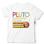 Pluto Never Forget Tshirt Unisex & Kids