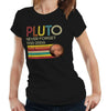 Pluto Never Forget Tshirt Fitted Ladies