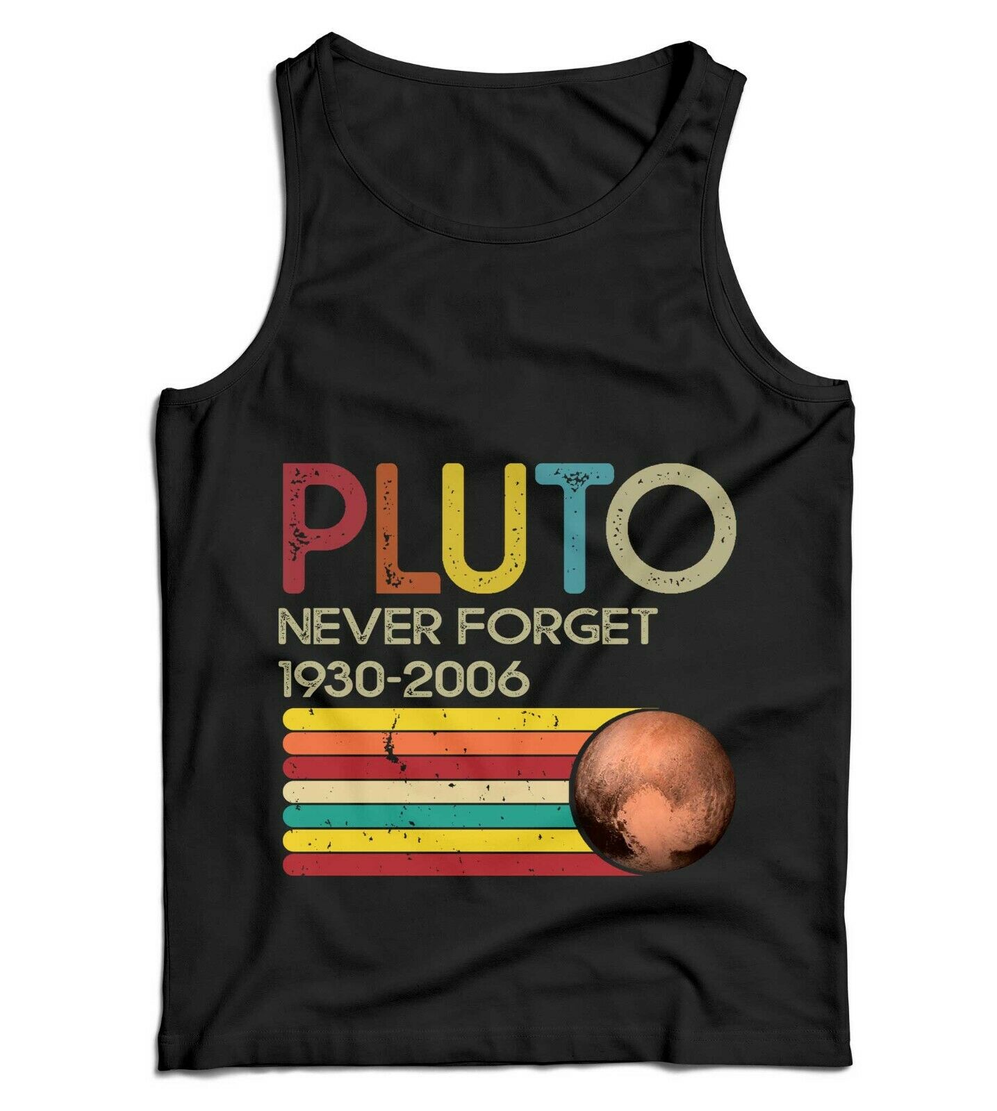 Pluto Never Forget Ladies Vest Tank Top