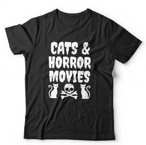 Cats & Horror Movies Tshirt Unisex & Kids