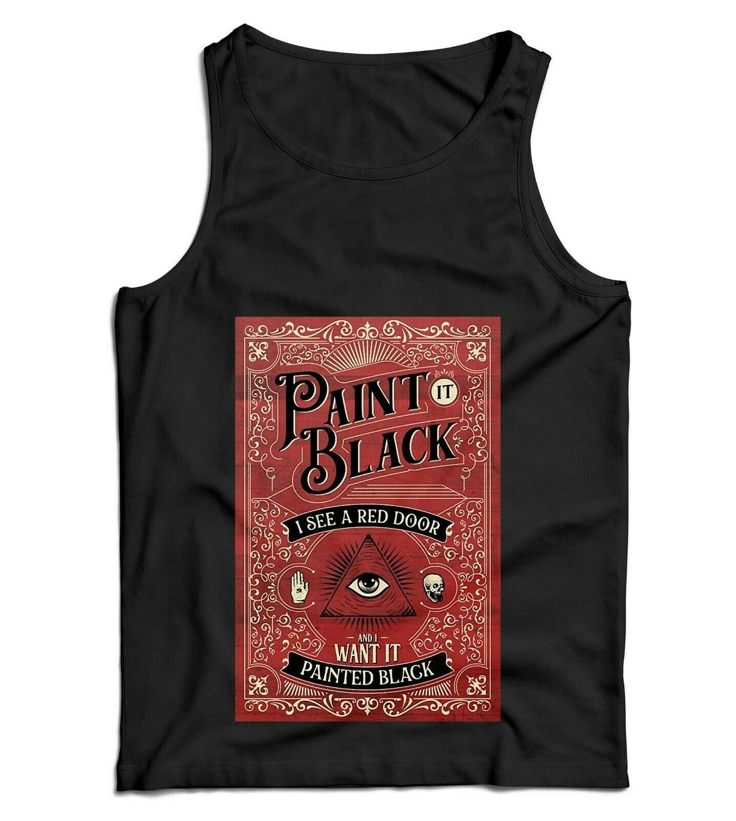 Paint It Black Lyric Ladies Vest Tank Taop