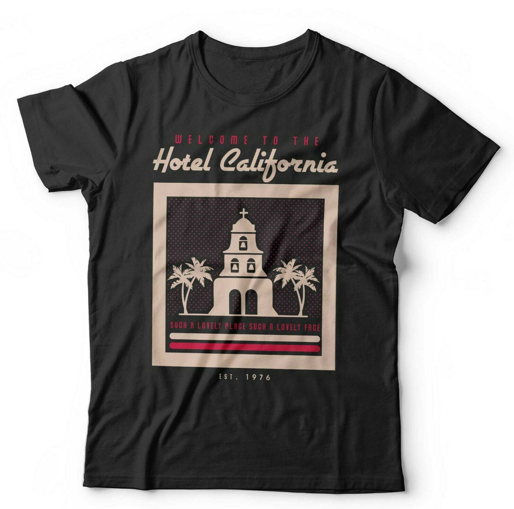 Welcome To The Hotel California Lyric Tshirt Unisex & Kids