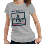 Welcome To The Hotel California Lyric Tshirt Fitted Ladies