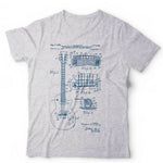 Les Paul Guitar Patent Schematic Tshirt Unisex & Kids