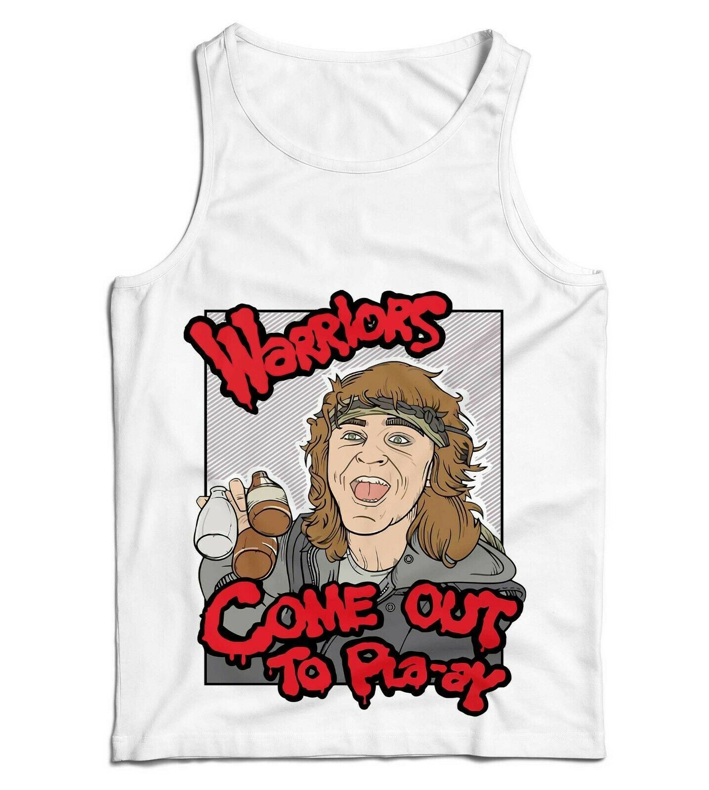 Warriors Come Out To Play Ladies Vest Tank Top