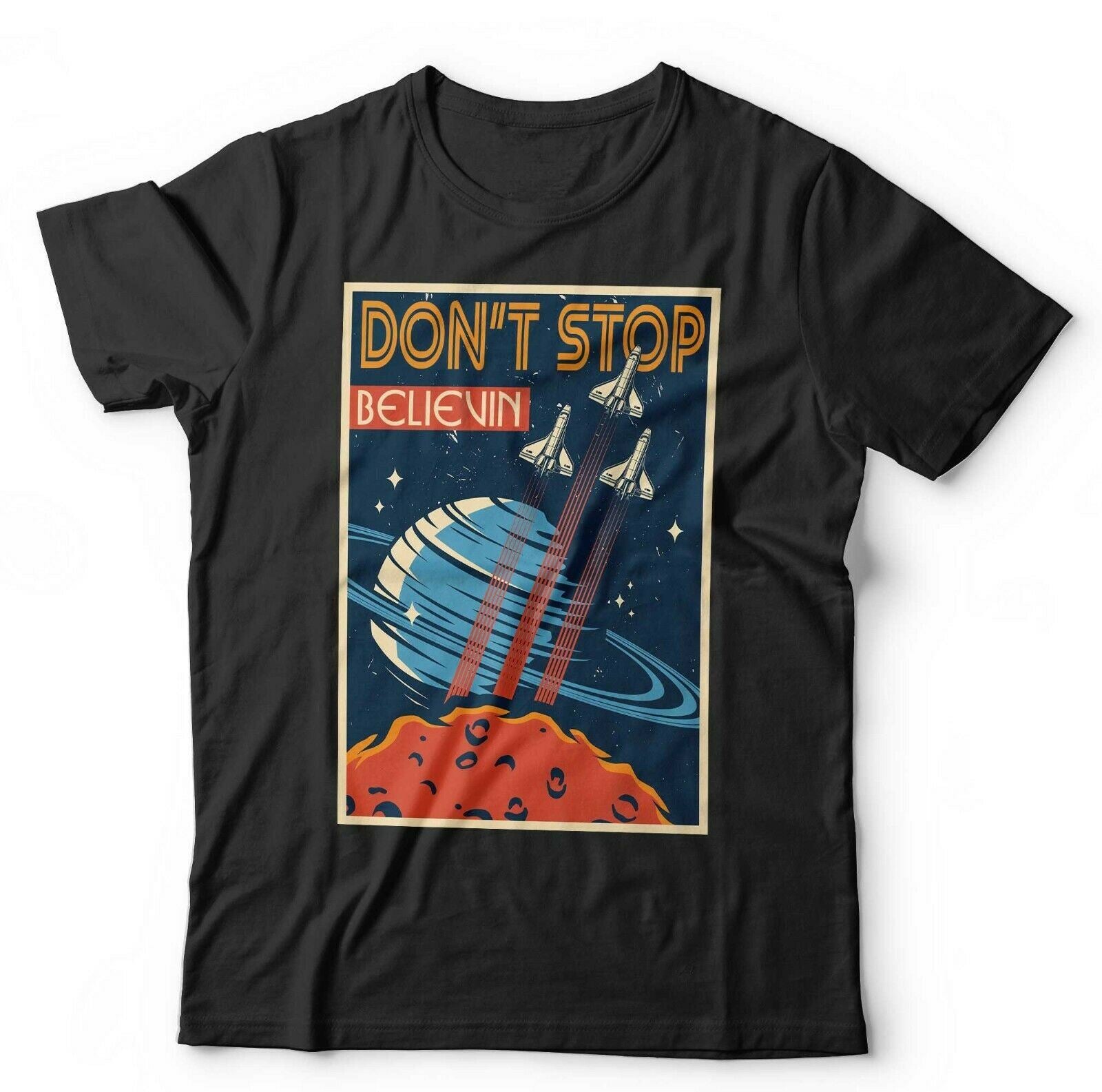 Don't Stop Believin Lyric Tshirt Unisex & Kids