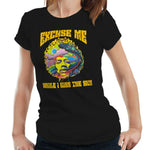 Excuse Me While I Kiss The Sky Tshirt Fitted Ladies